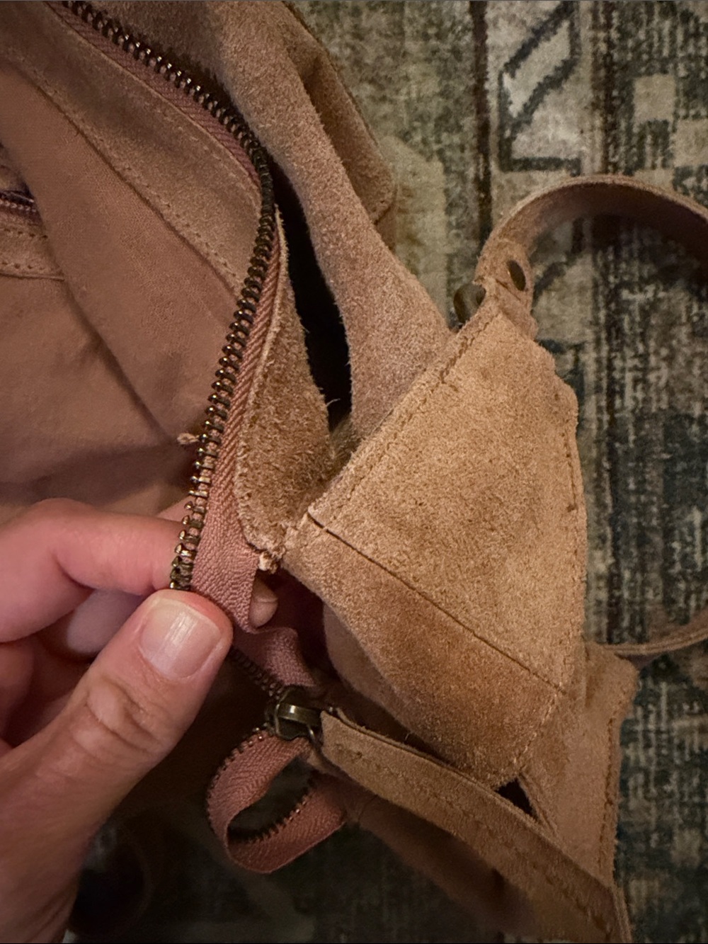 Roma Suede Free People Bag - Picture 5 of 6